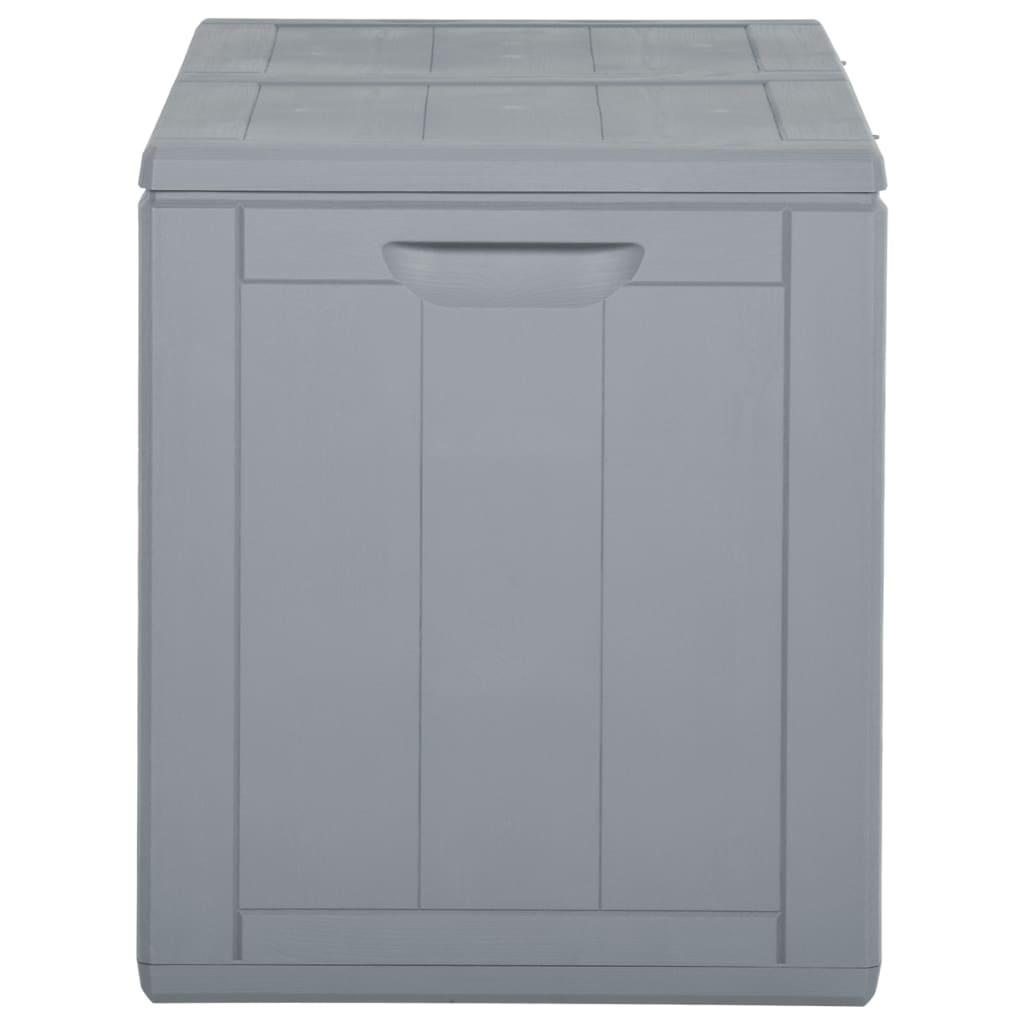 Garden Storage Box 180L Grey PP Rattan