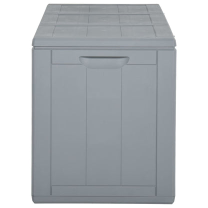 Garden Storage Box 270L Grey PP Rattan