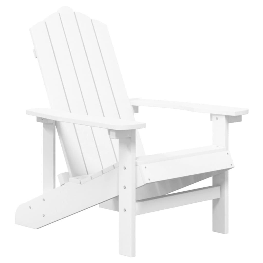 Garden Adirondack Chair HDPE White