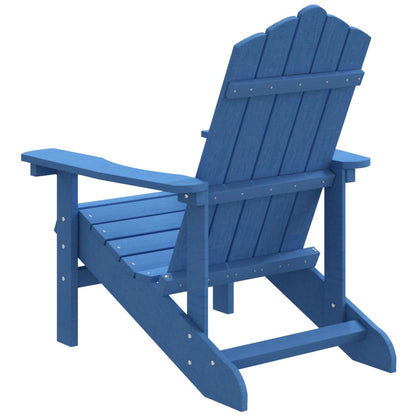 Garden Adirondack Chair HDPE Aqua Blue