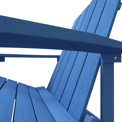 Garden Adirondack Chair HDPE Aqua Blue