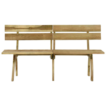 Garden Bench 160 cm Impregnated Pinewood