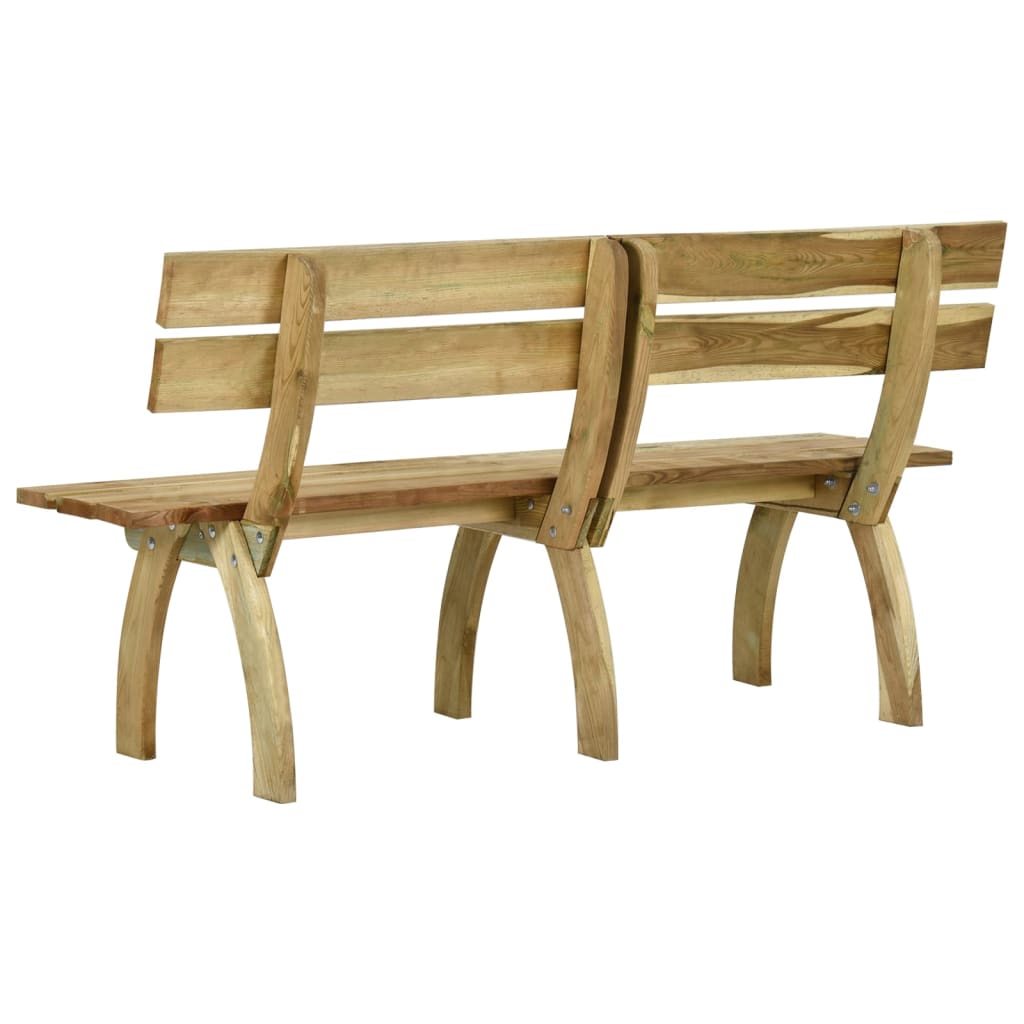 Garden Bench 160 cm Impregnated Pinewood