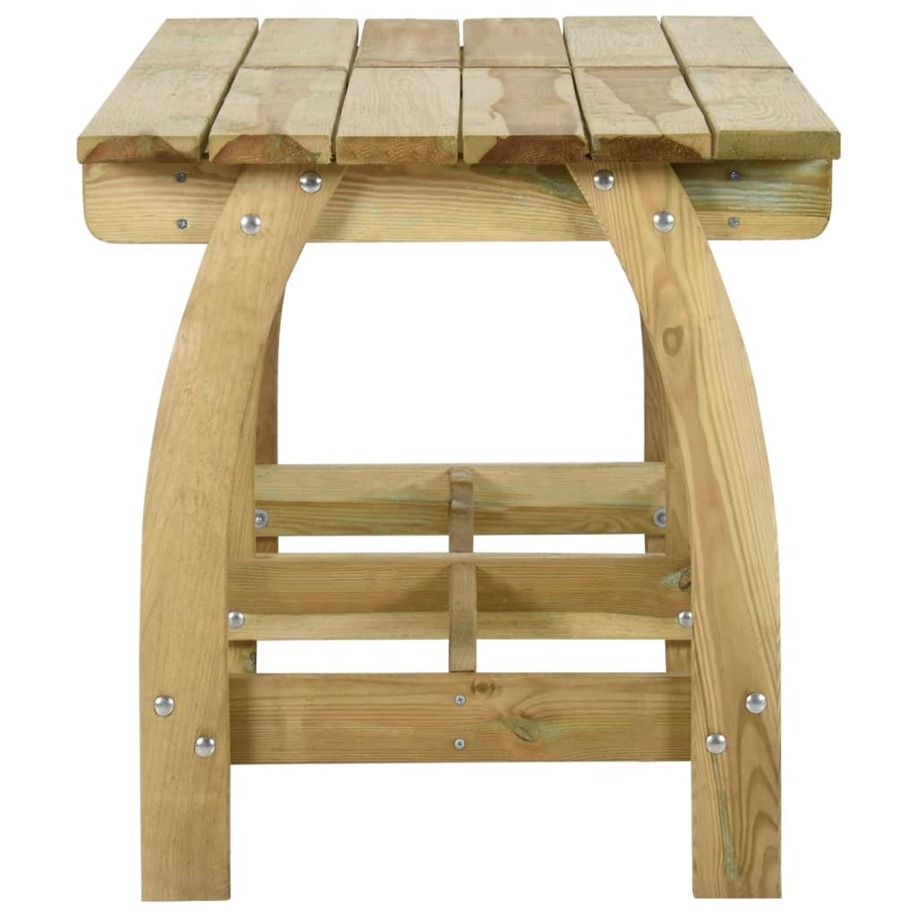 Garden Table 160x74x75 cm Impregnated Pinewood