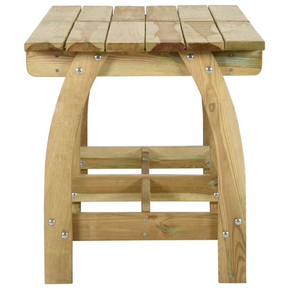 Garden Table 220x74x75 cm Impregnated Pinewood