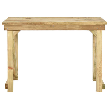 Garden Table 110x79x75 cm Impregnated Pinewood