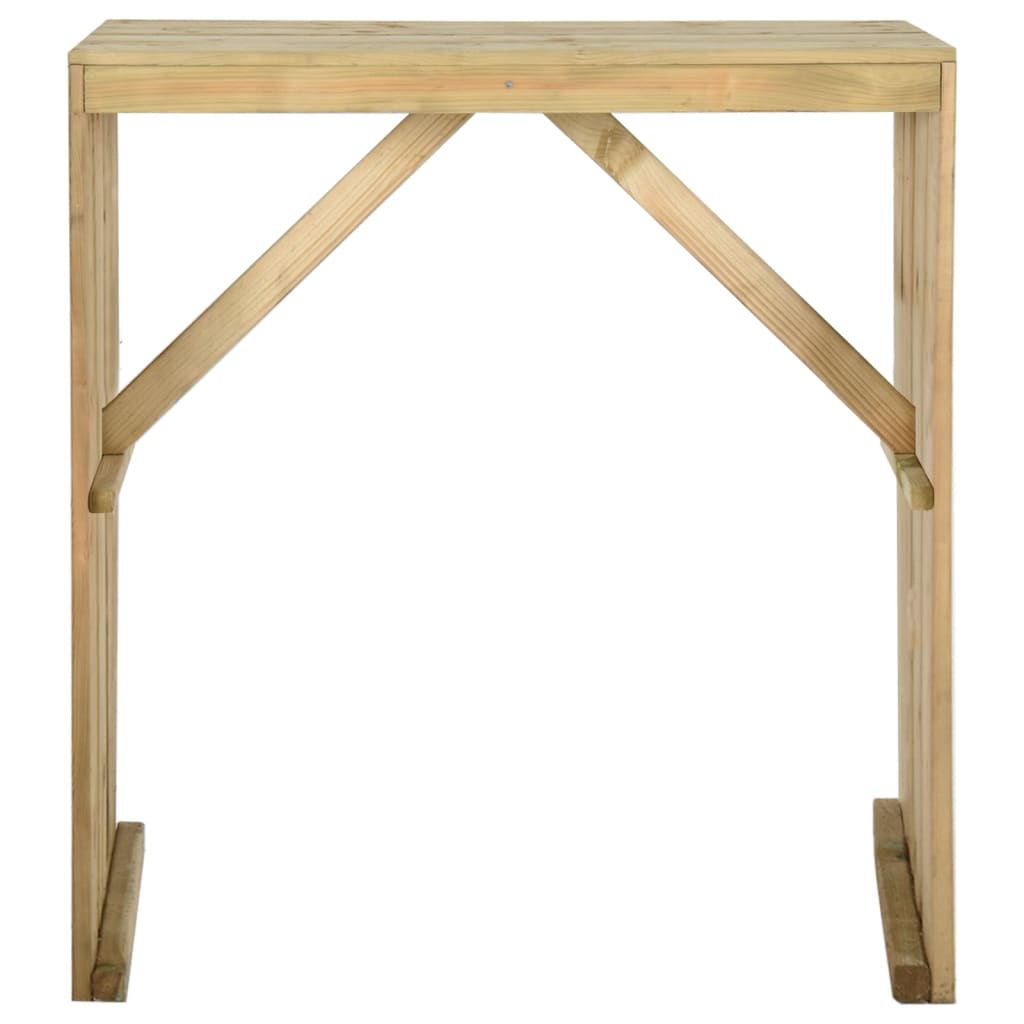 Bar Table 100x60x110 cm Impregnated Pinewood