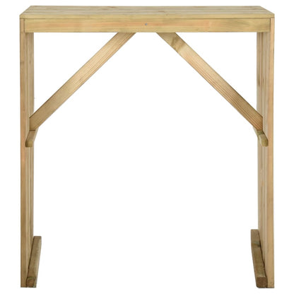 Bar Table 100x60x110 cm Impregnated Pinewood