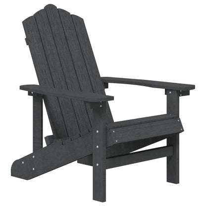 Garden Adirondack Chairs 2 pcs HDPE Anthracite