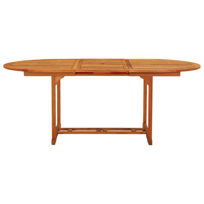 Garden Table 200x100x75 cm Solid Wood Eucalyptus