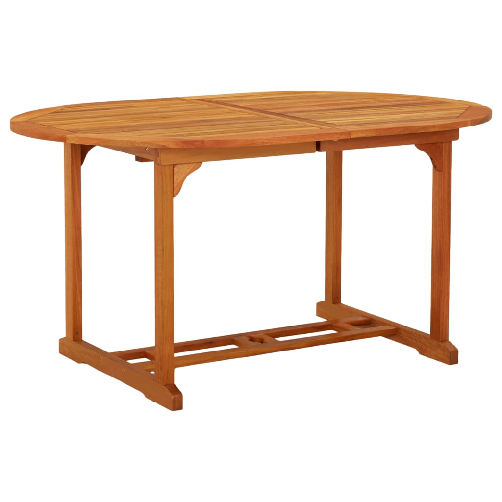 Garden Table 200x100x75 cm Solid Wood Eucalyptus