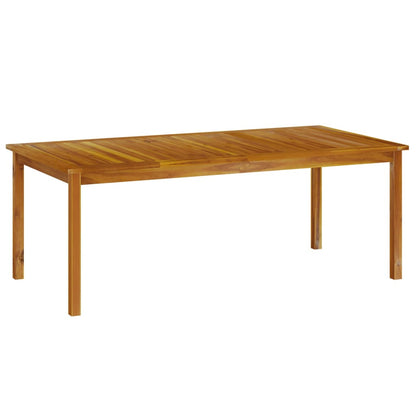 Garden Table 200x100x74 cm Solid Wood Acacia