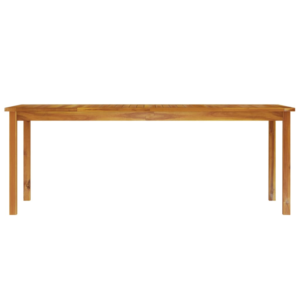 Garden Table 200x100x74 cm Solid Wood Acacia