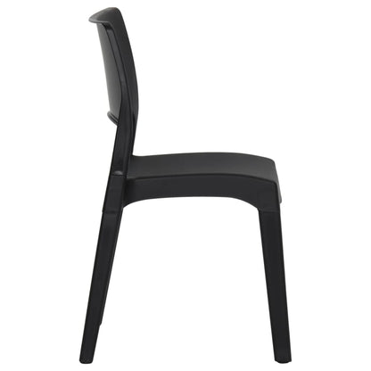 Garden Chairs 2 pcs Polypropylene Anthracite