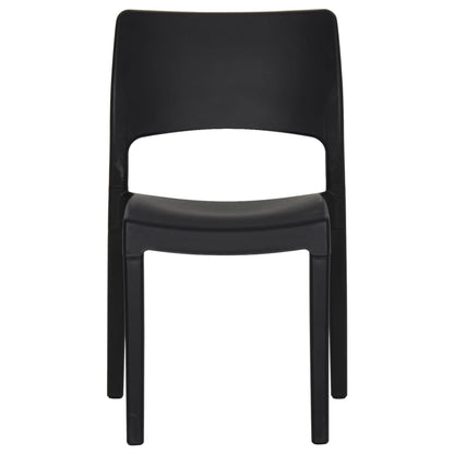 Garden Chairs 2 pcs Polypropylene Anthracite