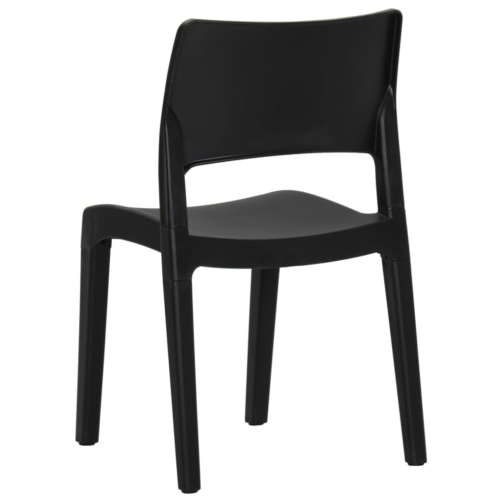 Garden Chairs 2 pcs Polypropylene Anthracite