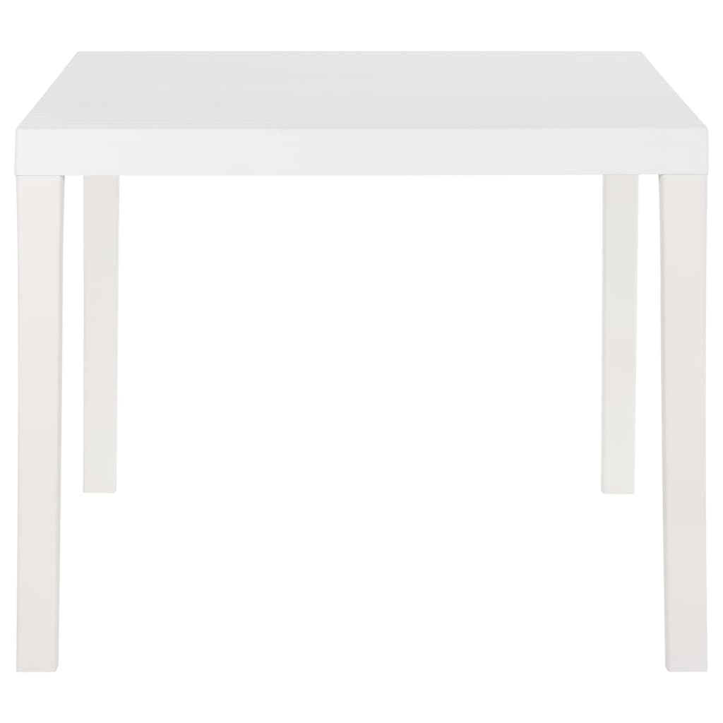 Garden Table 150x90x72 cm PP White