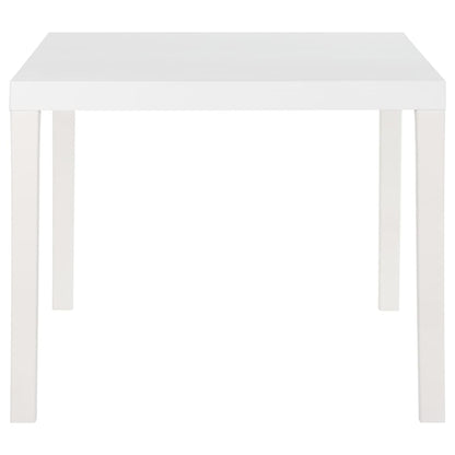 Garden Table 150x90x72 cm PP White