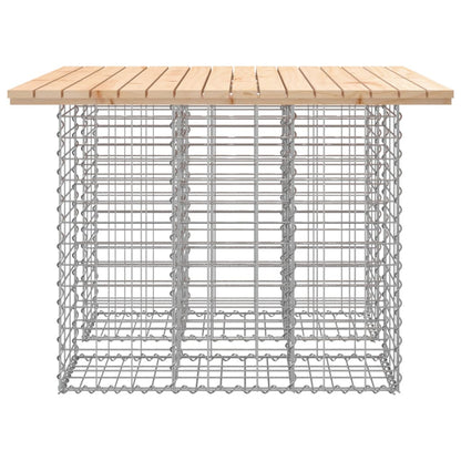 Garden Bench Gabion Design 100x102x72 cm Solid Wood Pine