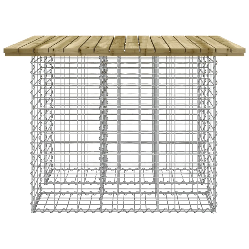 Garden Bench Gabion Design 100x102x72 cm Impregnated Wood Pine