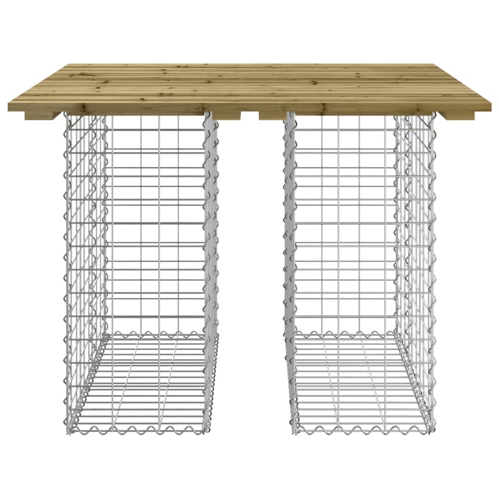 Garden Bench Gabion Design 100x102x72 cm Impregnated Wood Pine