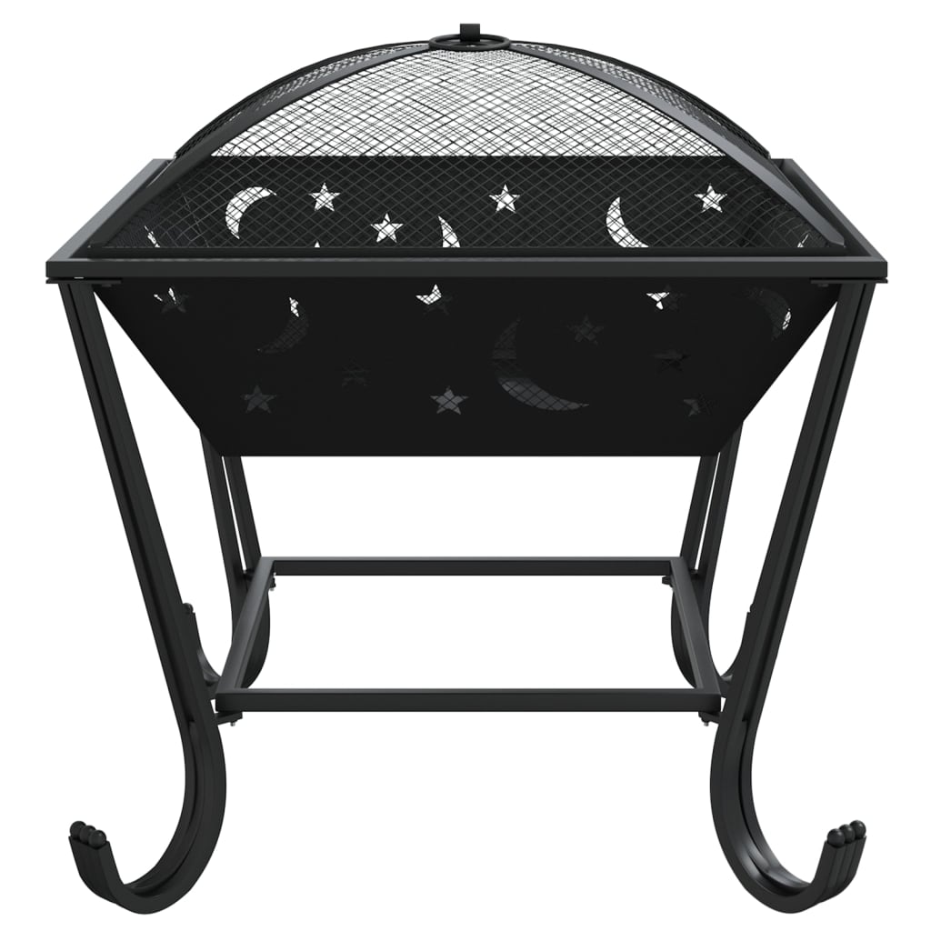 Fire Pit with Poker 50 cm XXL Steel