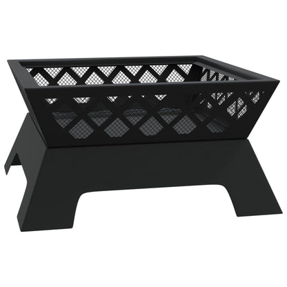 Fire Pit with Poker 50 cm XXL Steel