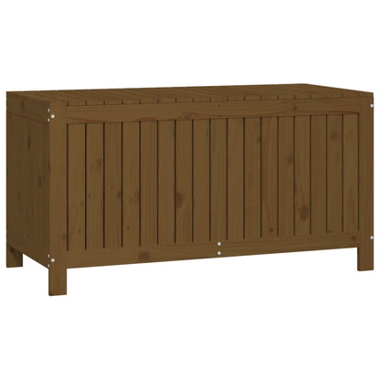 Garden Storage Box Honey Brown 121x55x64 cm Solid Wood Pine