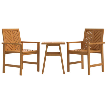 3 Piece Garden Lounge Set Solid Wood Acacia