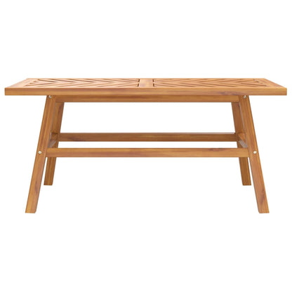 Coffee Table 100x50x45 cm Solid Wood Acacia