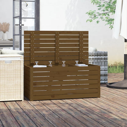 Garden Box Honey Brown 101x50.5x46.5 cm Solid Wood Pine