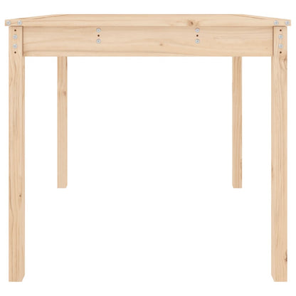 Garden Table 82.5x82.5x76 cm Solid Wood Pine