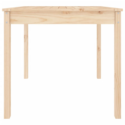 Garden Table 82.5x82.5x76 cm Solid Wood Pine