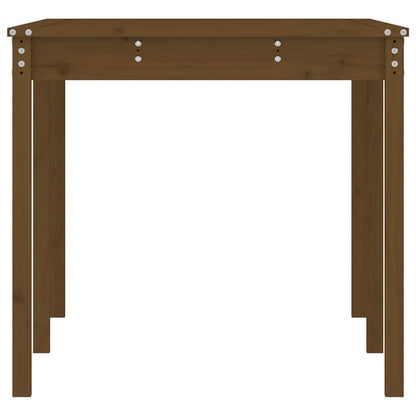 Garden Table Honey Brown 159.5x82.5x76 cm Solid Wood Pine