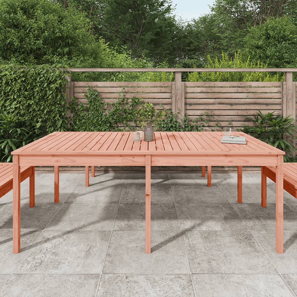 Garden Table 203.5x100x76 cm Solid Wood Douglas