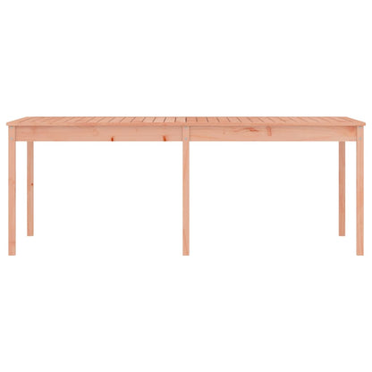 Garden Table 203.5x100x76 cm Solid Wood Douglas