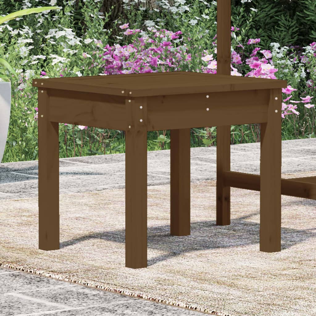 Garden Bench Honey Brown 50x44x45 cm Solid Wood Pine