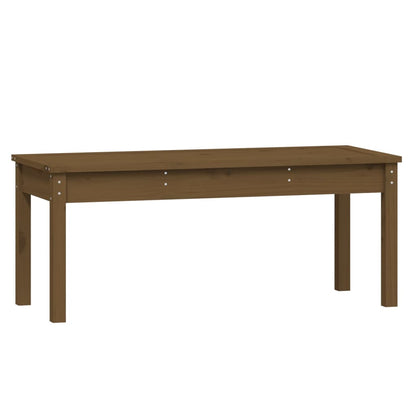 Garden Bench Honey Brown 109x44x45 cm Solid Wood Pine