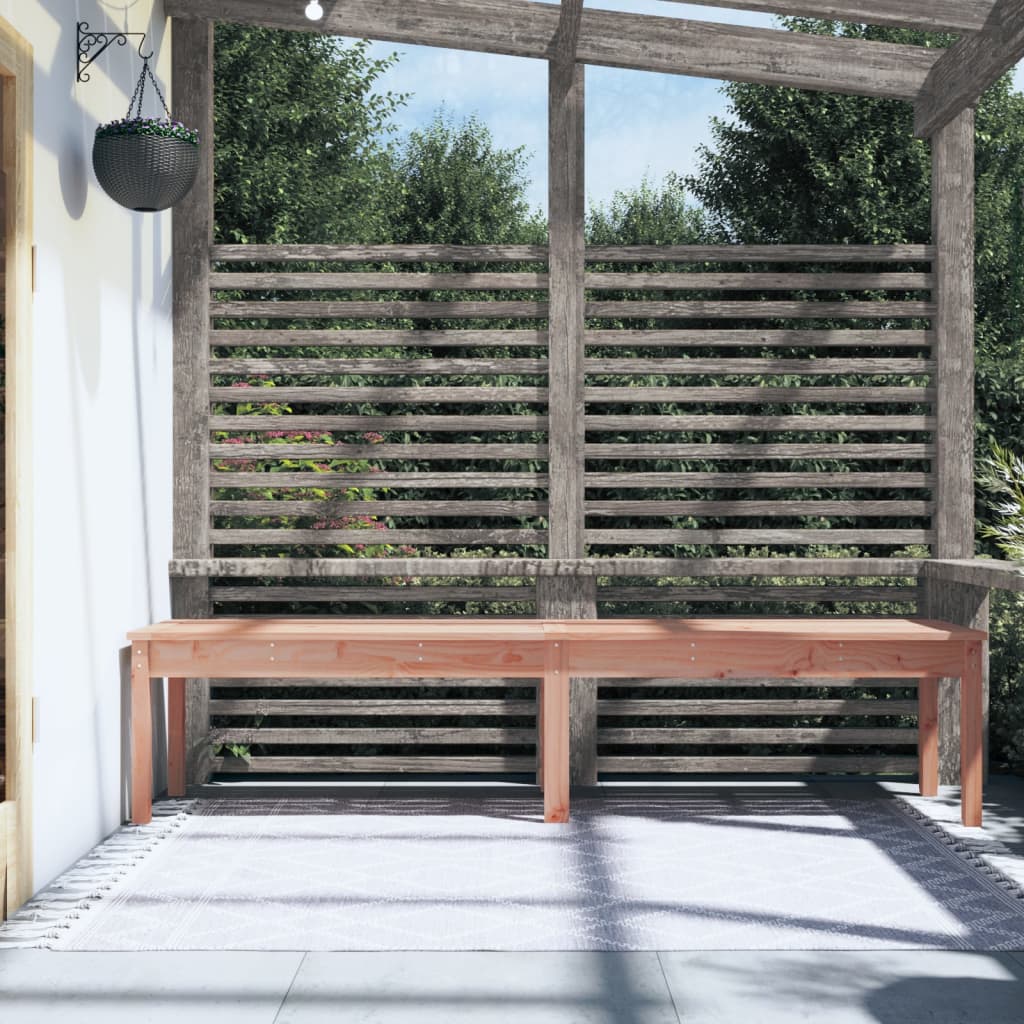 2-Seater Garden Bench 203.5x44x45 cm Solid Wood Douglas