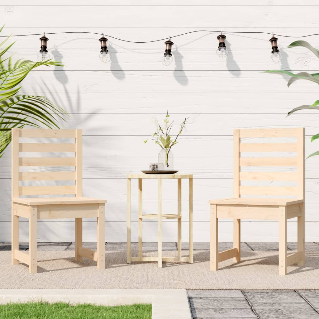 Garden Chairs 2 pcs 40.5x48x91.5 cm Solid Wood Pine