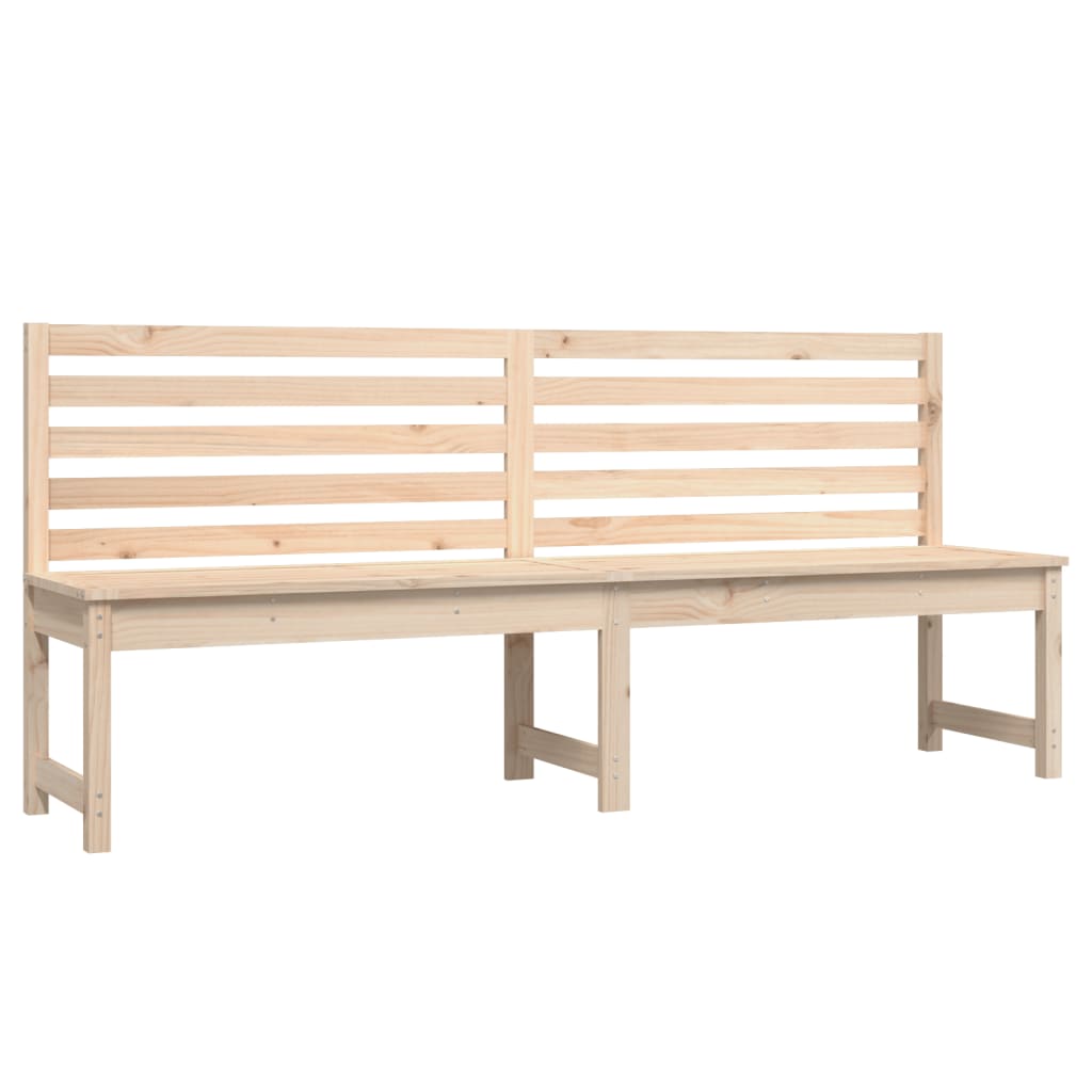 Garden Bench 201.5 cm Solid Wood Pine