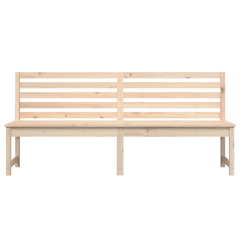 Garden Bench 201.5 cm Solid Wood Pine