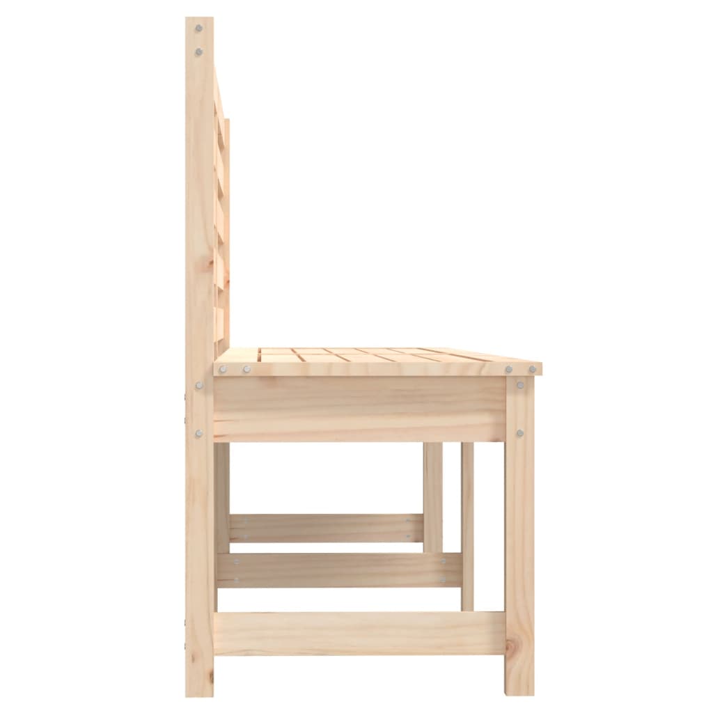 Garden Bench 201.5 cm Solid Wood Pine