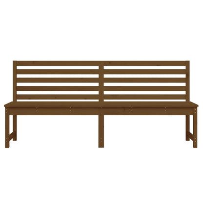 Garden Bench Honey Brown 201.5 cm Solid Wood Pine