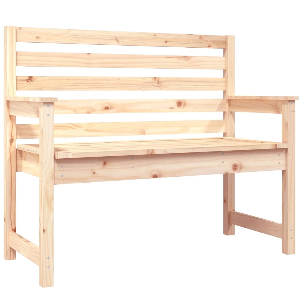 Garden Bench 109x48x91.5 cm Solid Wood Pine