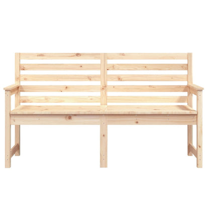 Garden Bench 159.5x48x91.5 cm Solid Wood Pine