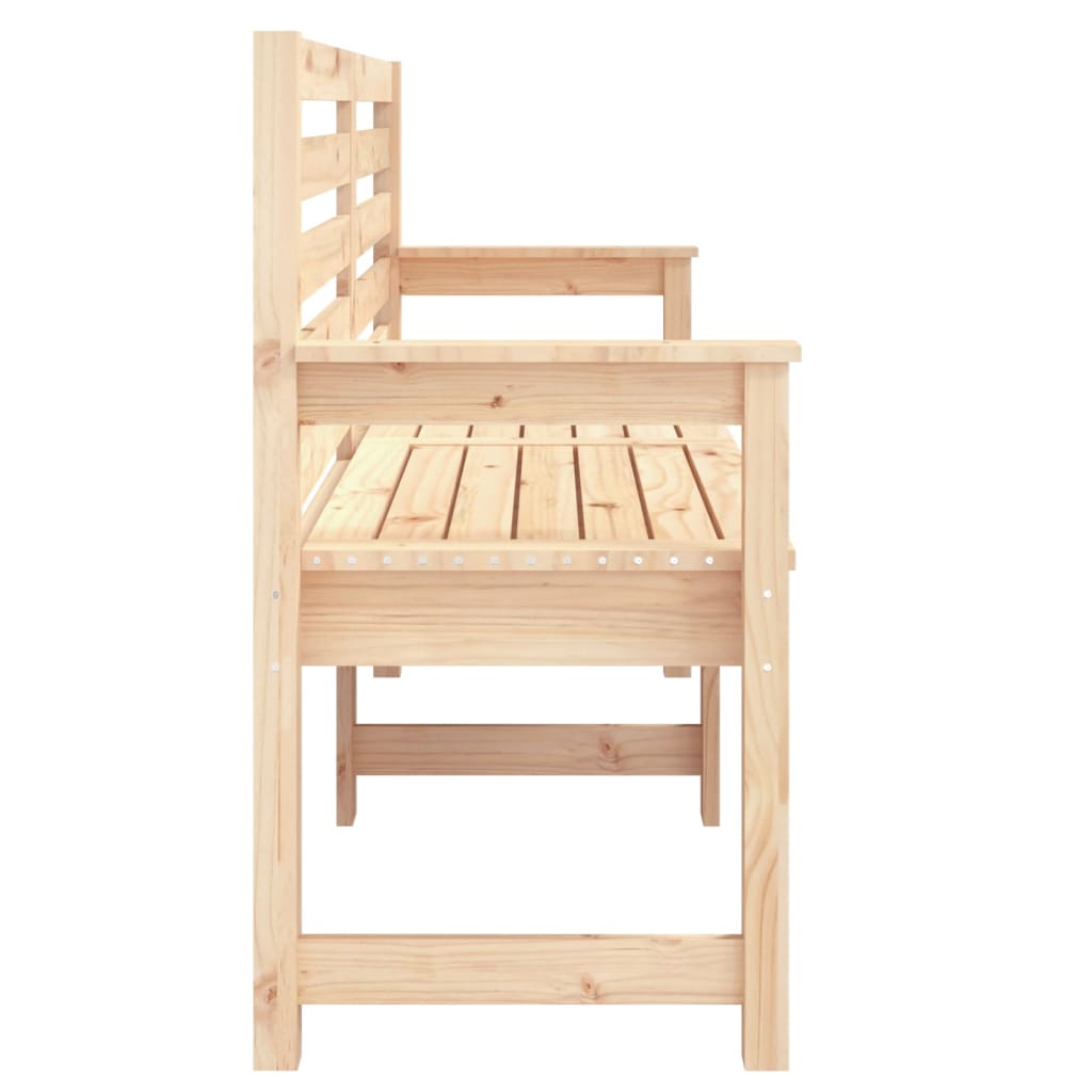 Garden Bench 159.5x48x91.5 cm Solid Wood Pine