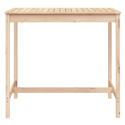 Garden Table 121x82.5x110 cm Solid Wood Pine