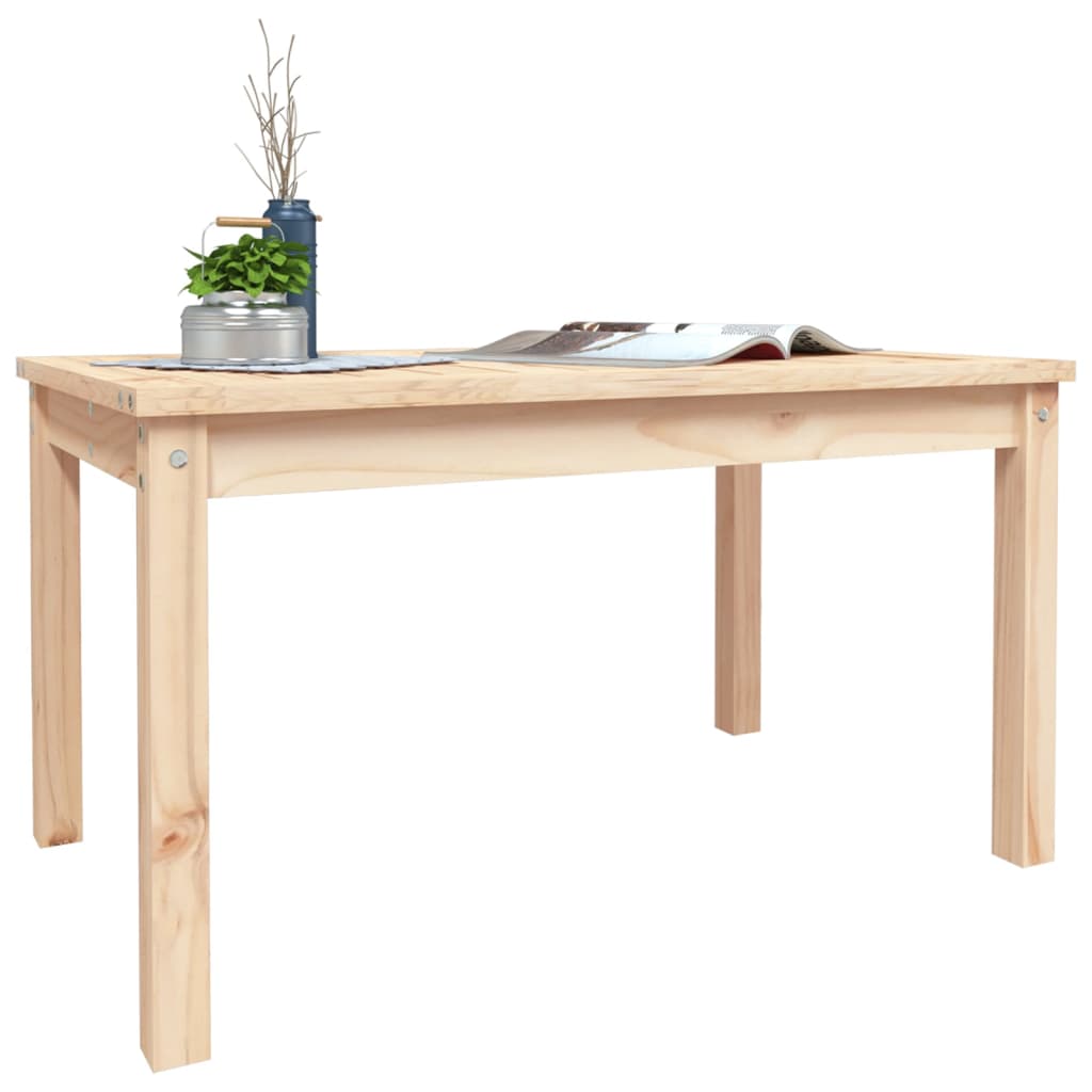 Garden Table 82.5x50.5x45 cm Solid Wood Pine