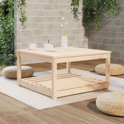 Garden Table 82.5x82.5x45 cm Solid Wood Pine